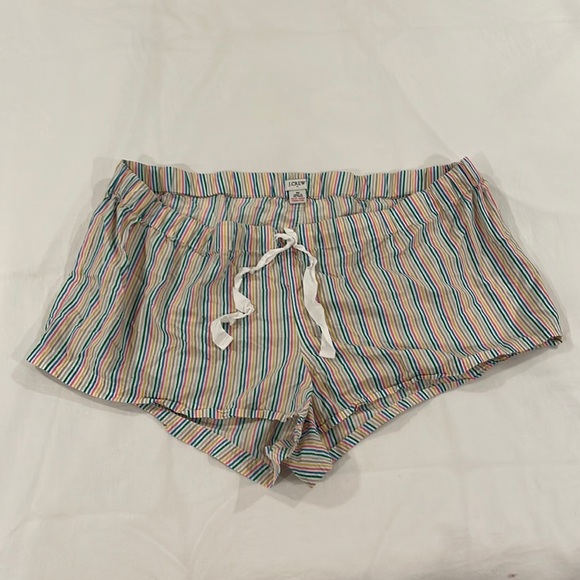 J. Crew Factory Rainbow Pajama Lounge Shorts Size 3x. NWOT. - Picture 1 of 4